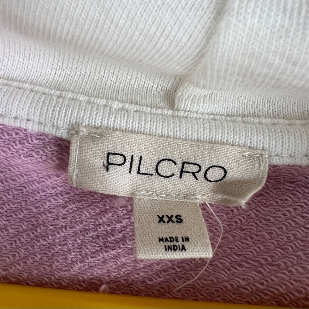 Pilcro Patchwork Multicolor Block Hoodie - Pink, … - image 6
